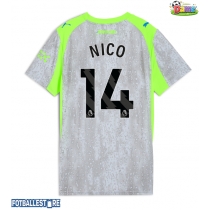 Manchester City Nico Gonzalez #14 Tredjedrakt Dame 2025-26 Kortermet